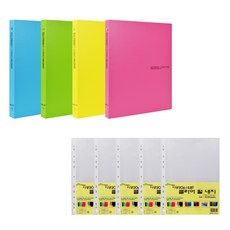 에코청운 에코 미니 바운더 3공 A4 + 내지 100p, 랜덤발송, 1세트