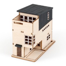 Youngmodeler 英工房 迷你微縮獨棟透天模型, 1個