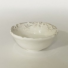 ELIOS My Flower A型餐碗, 白色的, 4個