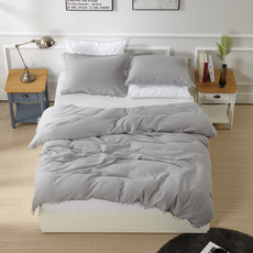 GOOSE&HOME 厚實純棉棉被 + 枕頭套組
