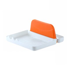 하로아 파스텔톤 주방도구 스탠드 17 x 16 x 7 cm, 화이트, 1개