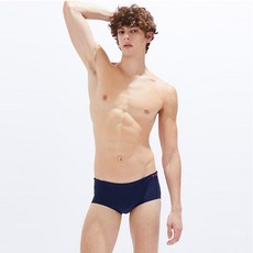 HOOG 男性用 Orange Lab 素色修身迷你四角泳褲 MFA8