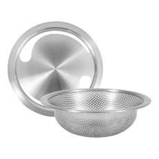 Stenfactory 全不鏽鋼 304 PURE 濾網 + 上蓋 + 支架 + 吸盤套組, 單一顏色, 1套