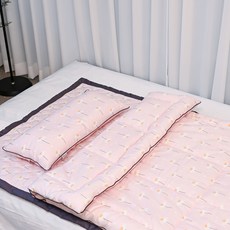 아띠블랑 유아용 순면 이불 + 베개 + 패드 세트, 데이지