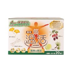 溫泉生活碳酸浴鹽 20 種 / 4 種森林系列 x 5p 套組, 1組, 875g