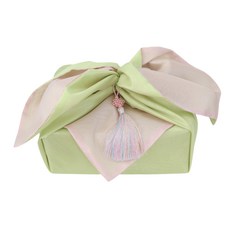 happytool 典雅配色包袱巾 50 x 50 cm, 珍珠綠, 1個