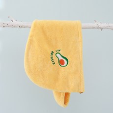 乾髮巾, 2個, 黃色