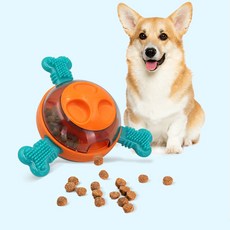 REDPUPPY 狗狗皇冠不倒翁零食球, 1個, 單一顏色