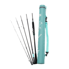 Abu Garcia Aqua Colors移動式Sea Bass釣魚竿 ACMSBS-905ML-MT, 混色