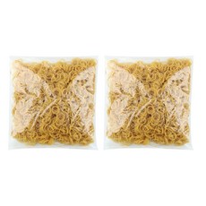 Uniart 10000 橡皮筋 3cm, 2個, 黃色