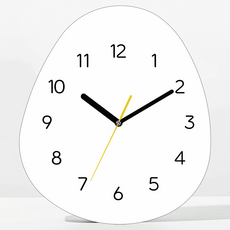 Marchenmond 韓國製 溫馨靜音室內設計壁鐘 33cm, 白色