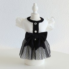 Lanboer 寵物優雅蝴蝶結服飾 A款, 單一顏色