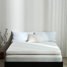 한샘 스테이 리버서블 메모리폼 토퍼, 화이트, 10cm