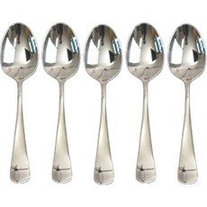 HAEMO 國產 304不鏽鋼 尼諾 餐具湯匙, 5個, 單一顏色