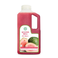 에코베라 핑크 구아바 음료베이스, 1L, 1개
