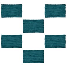 Block Mart 皺褶餐巾 桌布 廚房巾, 6個, 青綠色