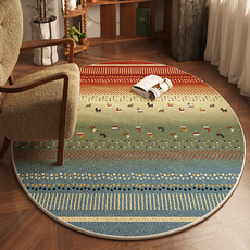 델리리움 아메리칸 하이엔드 빈티지 논슬립 원형 러그