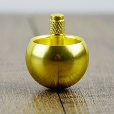 蘑菇頭金屬陀螺儀 科布陀螺 桌上玩具, 金色