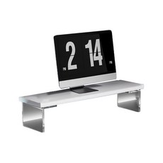 小麥購物 壓克力懸浮螢幕增高架 L1222 50cm, 暖白色