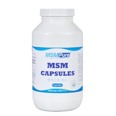 MSMPure 膳食補充膠囊, 1罐, 250顆