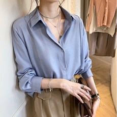 Aromood 女性時尚法式雅痞襯衫