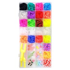 agaplus 五彩繽紛彩色手環飾品 幼兒串珠DIY套組, 混合顏色