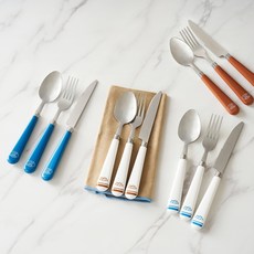Modern House Cafe Union 西式餐具晚餐12件組, 1個, 混色, 湯匙 4p + 叉子 4p + 餐刀 4p