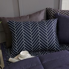 LE REVE 人字紋透氣親膚枕頭套 2入