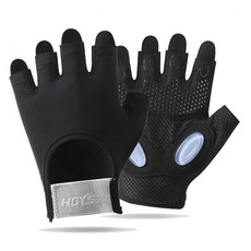 Beraka 普拉提瑜伽健身手套雙手套組, 05純色黑