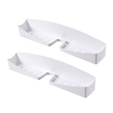 MONACO OLIVE Real White 水龍頭置物架, 單一顏色, 2個