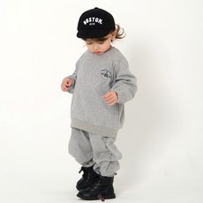 KIDSCOMO 童款印字大學T+束口褲套裝