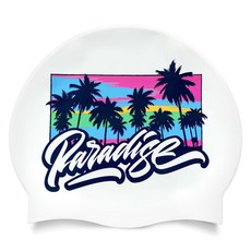 Ohora Studio 皺褶矽膠泳帽, 天堂, 1個