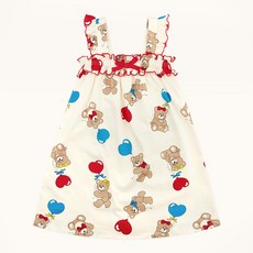 몰리멜리프렌즈 여아용 피크닉 하트 원피스 파자마