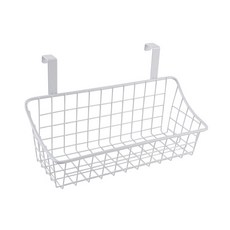 Zelife簡約懸掛式鐵絲籃, 白色的