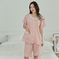 찌니야 여성용 보엔 60수 반팔 상하 세트 8130