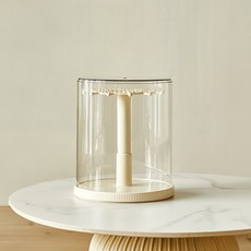 순잠 회전형 블라인드 박스 디스플레이 스탠드 투명형, 아이보리