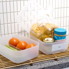 BONOHOUSE 儲物櫃收納整理籃, 半透明, 2個