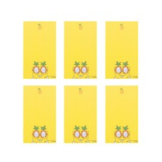 lucalab 海綿寶寶方格便條紙6件組, 鳳梨, 6個, 50張