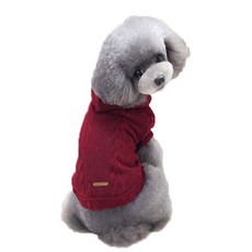 DING DONG PET 寵物泰迪連帽T恤, 紅色