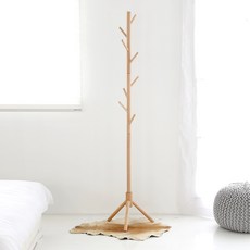 原木組裝式立式衣架, 單一顏色