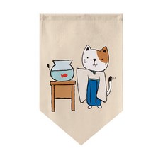 Emiri可愛旗幟窗簾 L16, 10型