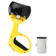 拾便清潔夾, 黑色 黃色, 1個