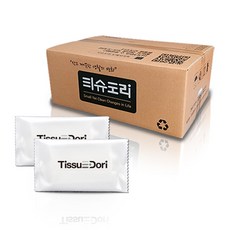 티슈도리 OPP 미니 일회용 업소용 물티슈, 1000개