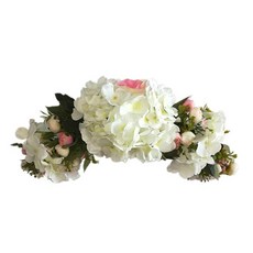 Minsung Company繡球玫瑰髮冠, 混合顏色, 1個