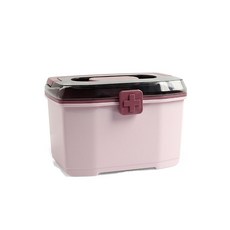 Bellian 家用急救藥品收納盒 粉紅色, 1個