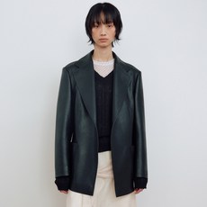 MA JOURNEE 女款 SINGLE OUT POCKET 皮革夾克