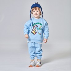 KIDSCOMO 兒童刷毛Neige上下套裝