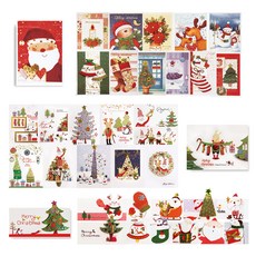 From&To 一套 36 張聖誕迷你卡 FS507/FS506/FS501, 混色, 1套