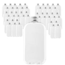 블루선 납작 페트 주스병, 100개, 400ml