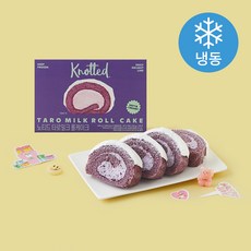 노티드 타로밀크 롤케이크 (냉동), 400g, 1개